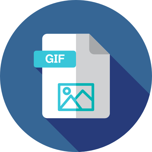 gif Flat Circular Flat icona