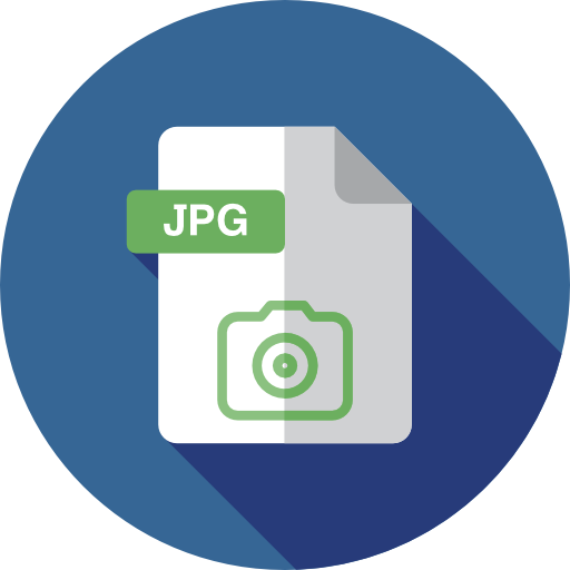 Jpg Flat Circular Flat icon