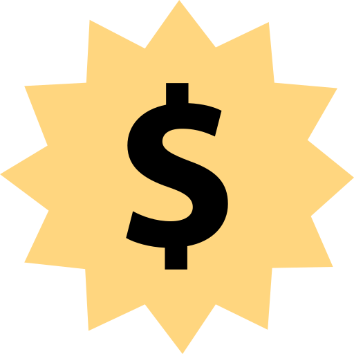 Dollar symbol Alfredo Hernandez Flat icon