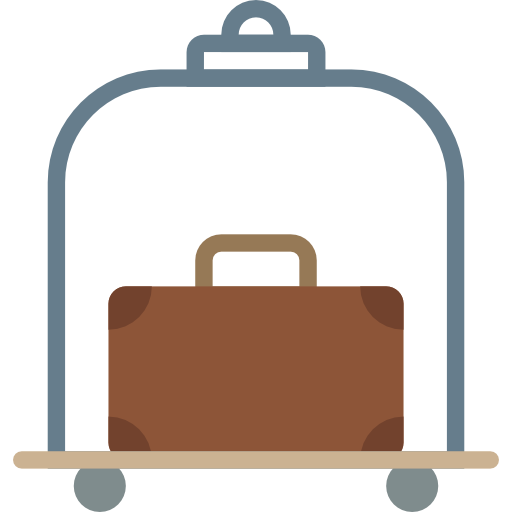 Luggage Basic Miscellany Flat icon