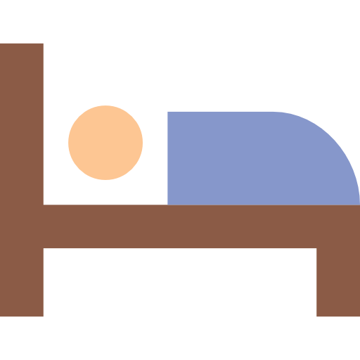 Bed Basic Miscellany Flat icon