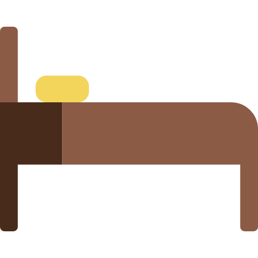 Bed Basic Miscellany Flat icon