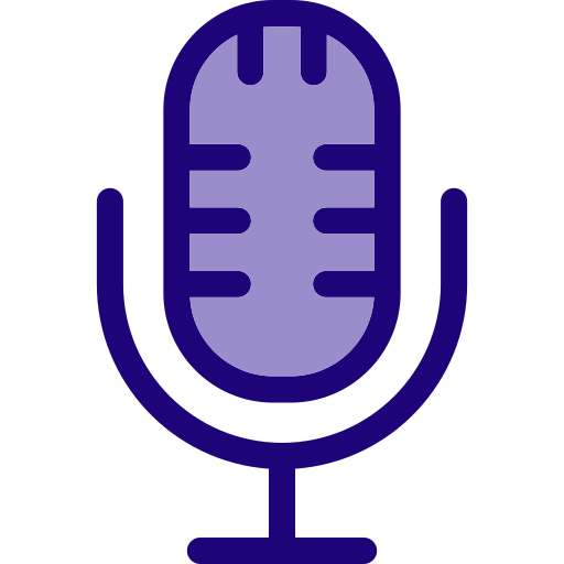 mikrofon Detailed Rounded Lineal color icon