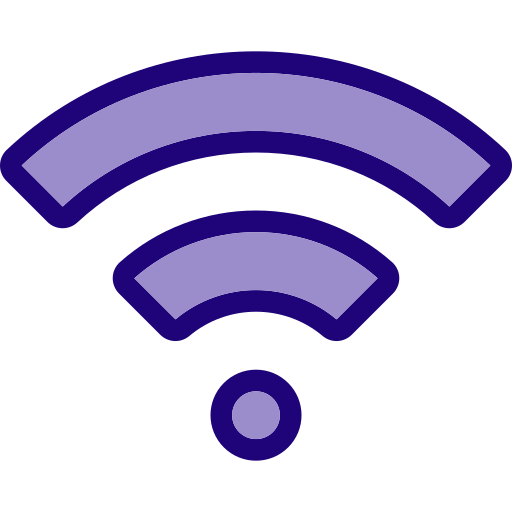 wi-fi Detailed Rounded Lineal color icon