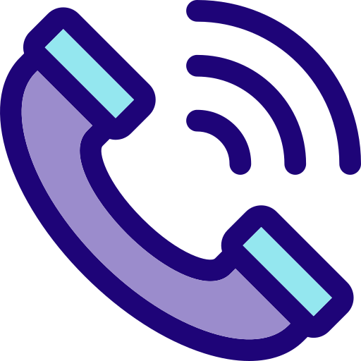 Phone call Detailed Rounded Lineal color icon