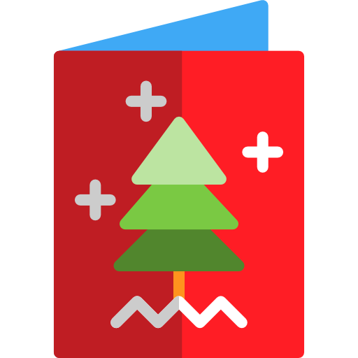 クリスマスカード Special Flat icon