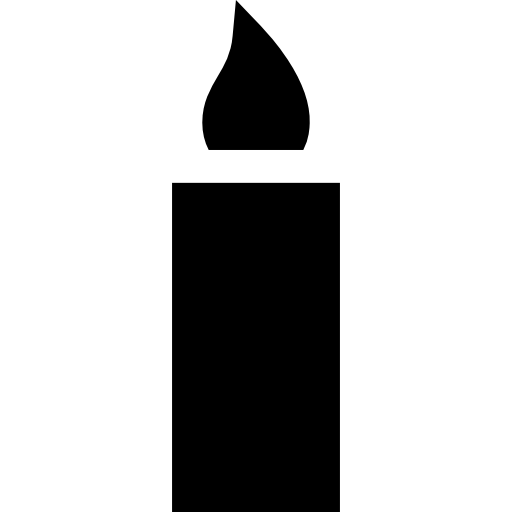 velas Basic Straight Filled icono