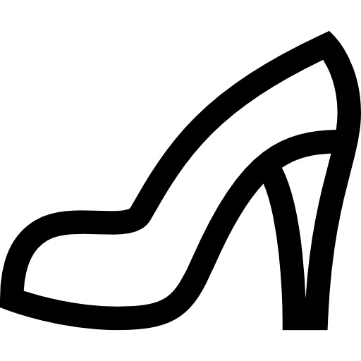 ハイヒール Basic Straight Lineal icon