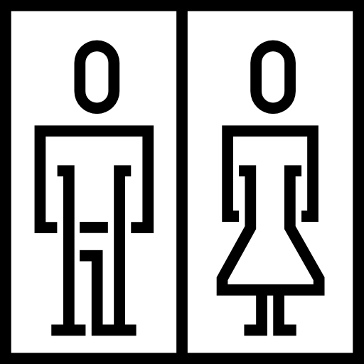 Toilets Detailed Straight Lineal icon