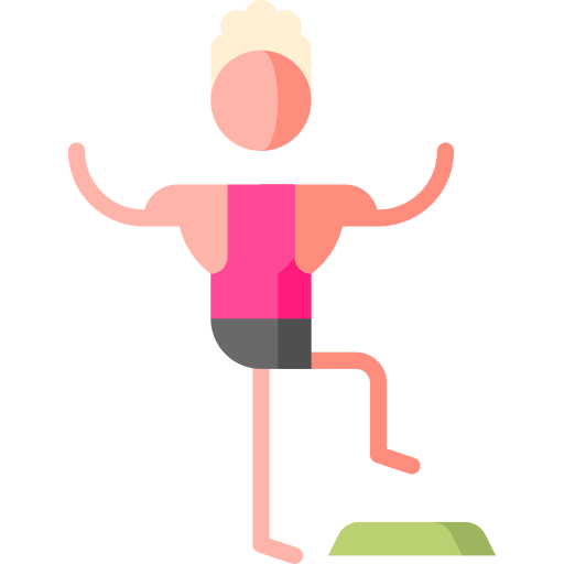 aerobic Puppet Characters Flat icon