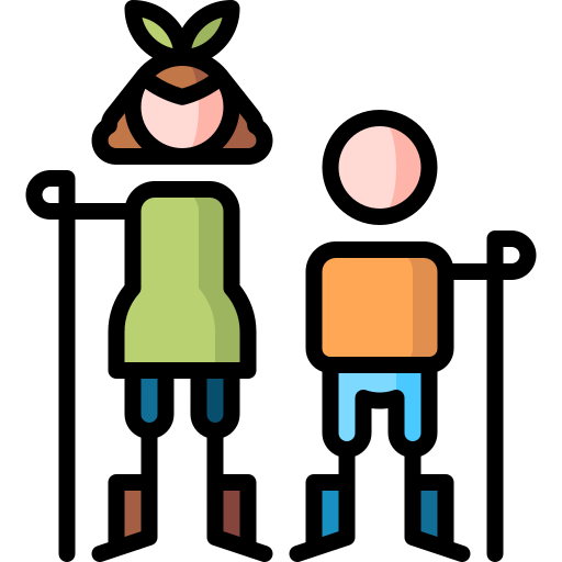 wanderer Puppet Characters Lineal Color icon