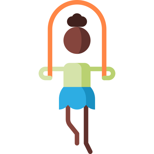 Skipping rope Puppet Characters Flat icon