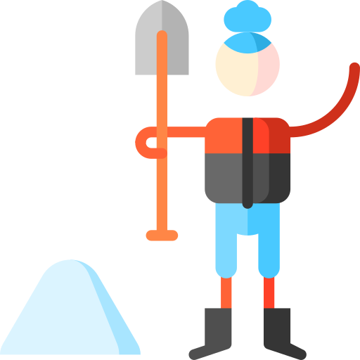 雪 Puppet Characters Flat icon