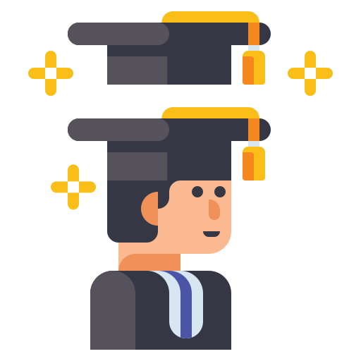 大学の学位 Flaticons Flat icon