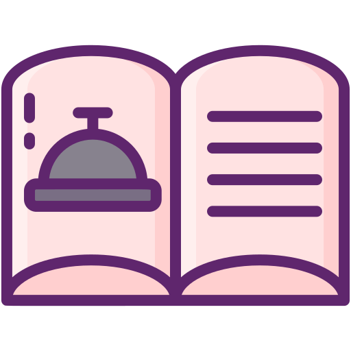 libro de recetas Flaticons Lineal Color icono