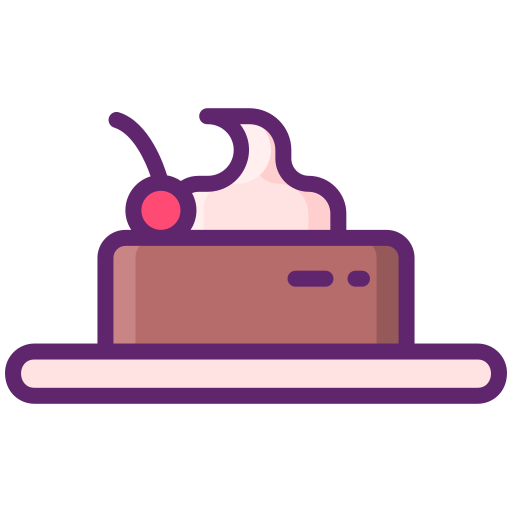 dessert Flaticons Lineal Color icon