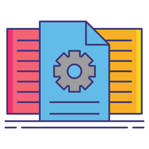 Batch processing Flaticons Lineal Color icon