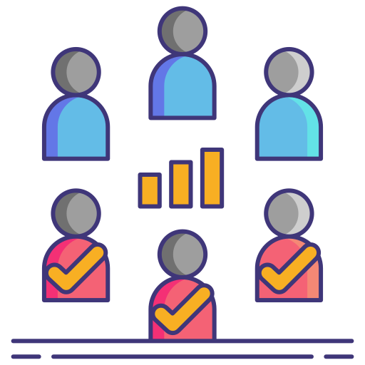 Statistics Flaticons Lineal Color icon