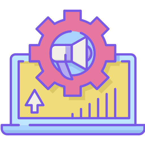 strategia di mercato Flaticons Lineal Color icona