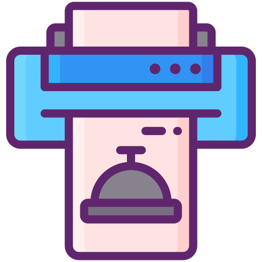printer Flaticons Lineal Color icoon