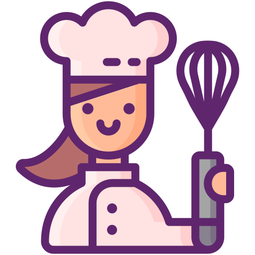 Chef Flaticons Lineal Color icon