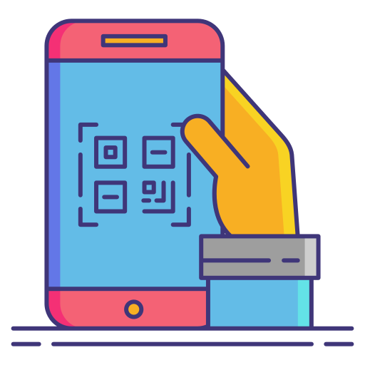 Qr code Flaticons Lineal Color icon