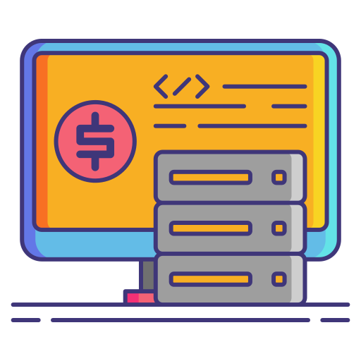 Hosting Flaticons Lineal Color icon