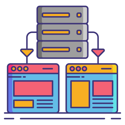 données transactionnelles Flaticons Lineal Color Icône