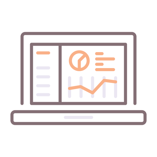 netz analyse Flaticons Lineal Color icon