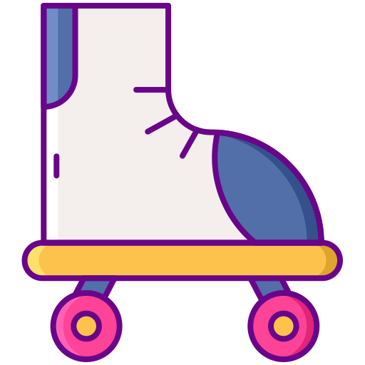 Roller skate Flaticons Lineal Color icon