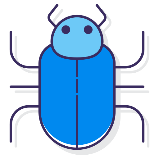 Bug Flaticons Lineal Color icon