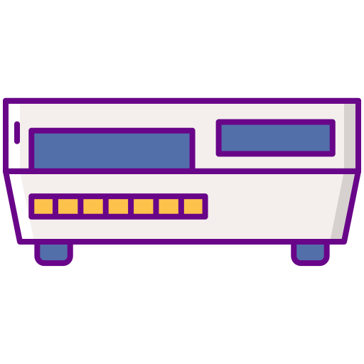 vhs-player Flaticons Lineal Color icon