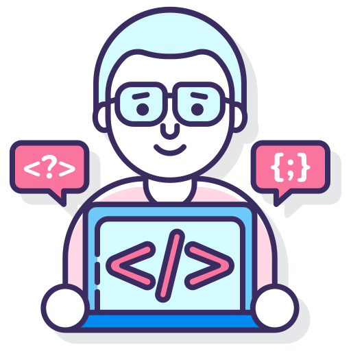 Programmer Flaticons Lineal Color icon