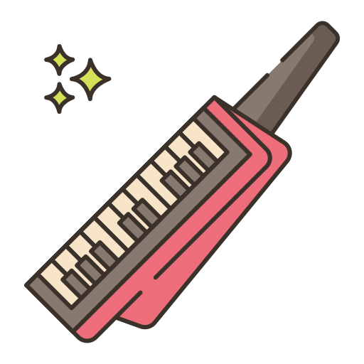 Keytar Flaticons Lineal Color icon