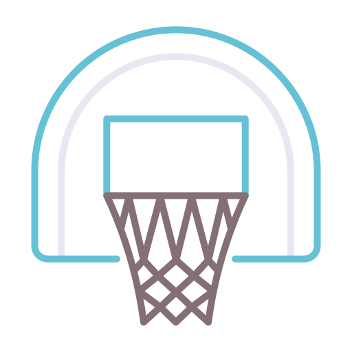 Basketball hoop Flaticons Lineal Color icon