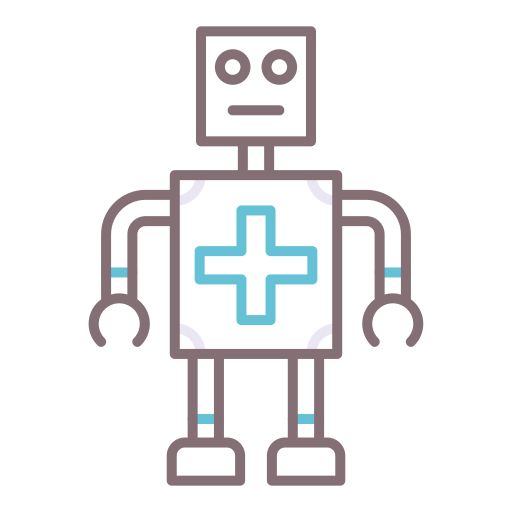 robot Flaticons Lineal Color icona