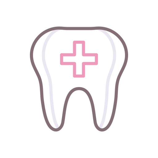 opieka dentystyczna Flaticons Lineal Color ikona