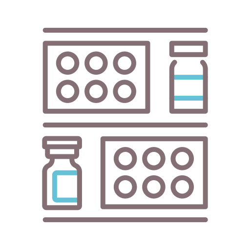 丸薬 Flaticons Lineal Color icon