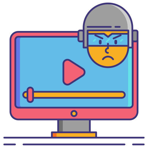 Video Flaticons Lineal Color icon