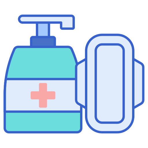 productos de higiene Flaticons Lineal Color icono