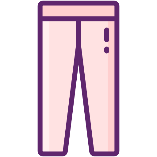 pantaloni Flaticons Lineal Color icona