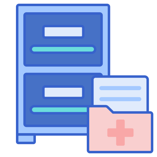 Archive Flaticons Lineal Color icon
