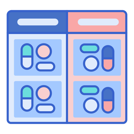 Pills Flaticons Lineal Color icon