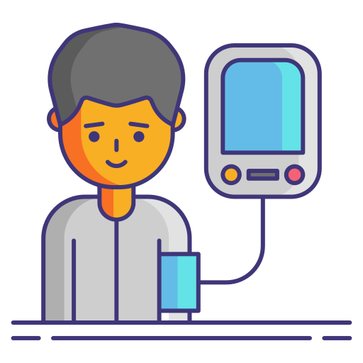 Blood pressure Flaticons Lineal Color icon