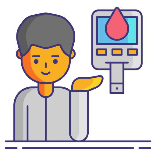 Diabetes Flaticons Lineal Color icon