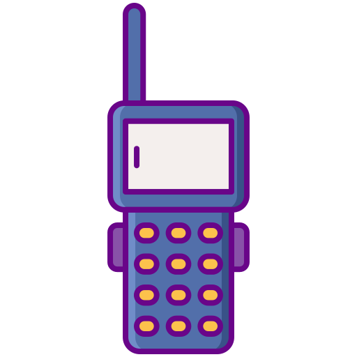 walkie talkie Flaticons Lineal Color icono