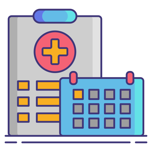 Medical appointment Flaticons Lineal Color icon