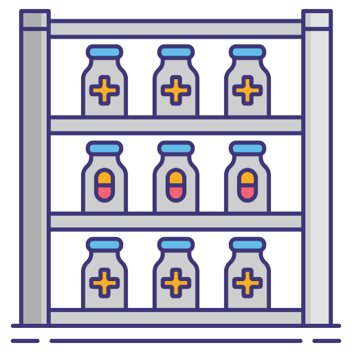 Медикамент Flaticons Lineal Color иконка