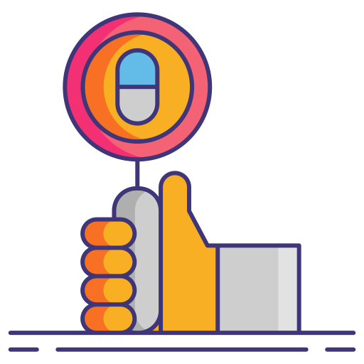 Pill Flaticons Lineal Color icon