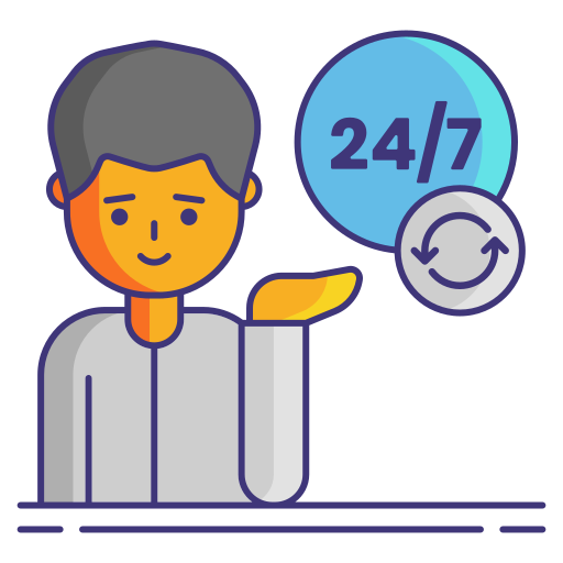 24 hours Flaticons Lineal Color icon